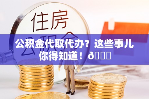 新界公积金代取代办？这些事儿你得知道！😎