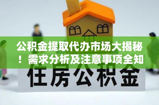 新界公积金提取代办市场大揭秘！需求分析及注意事项全知道